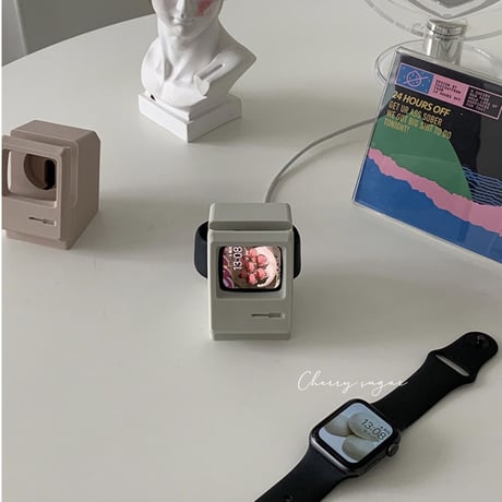 アップルウォッチTV型レトロ充電スタンド