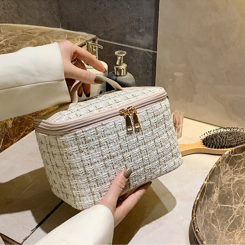 レディーツイードバニティーポーチ | Cherry Sugar