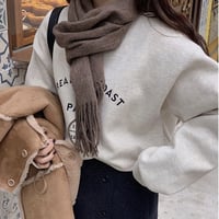 ルーズシルエットロゴスウェット