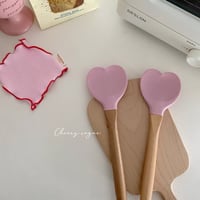 【一部即納】ハートシリコンスパチュラ