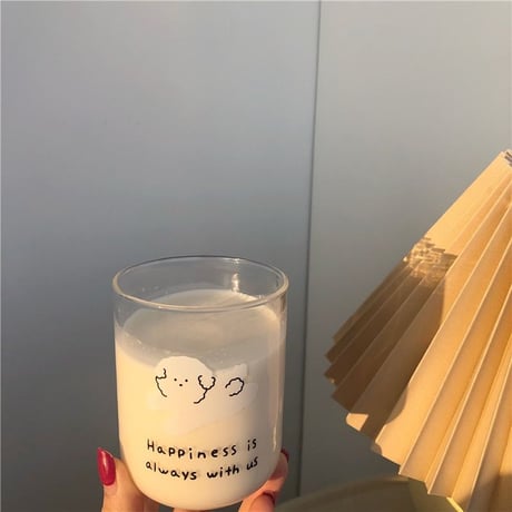 ホワイトわんわんグラス