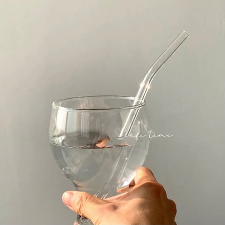 【即納】ガラスの透明なカフェストロー