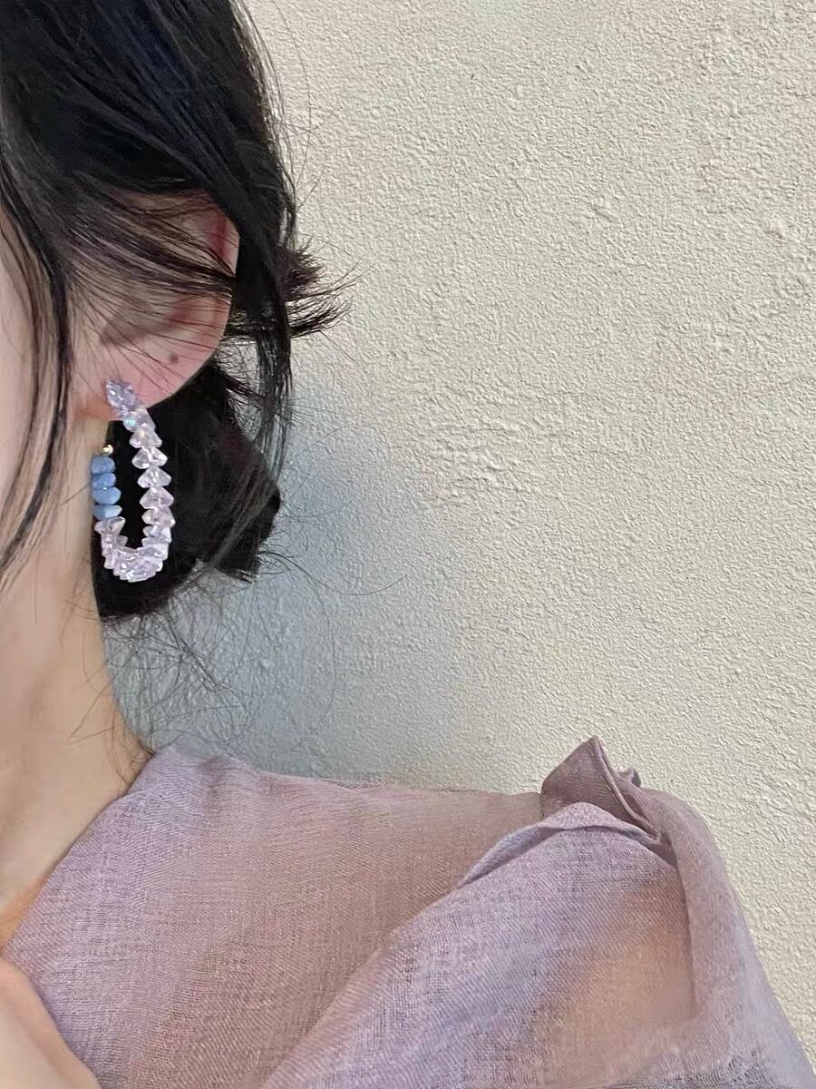 青い珊瑚のサマービジューピアス | Cherry Sugar