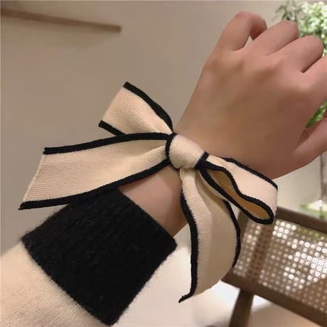 フレンチリボンヘアゴム