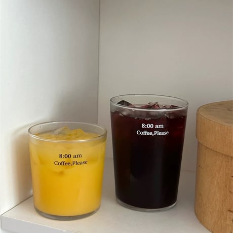 8:00AM コーヒーグラス