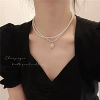 二連パールネックレス