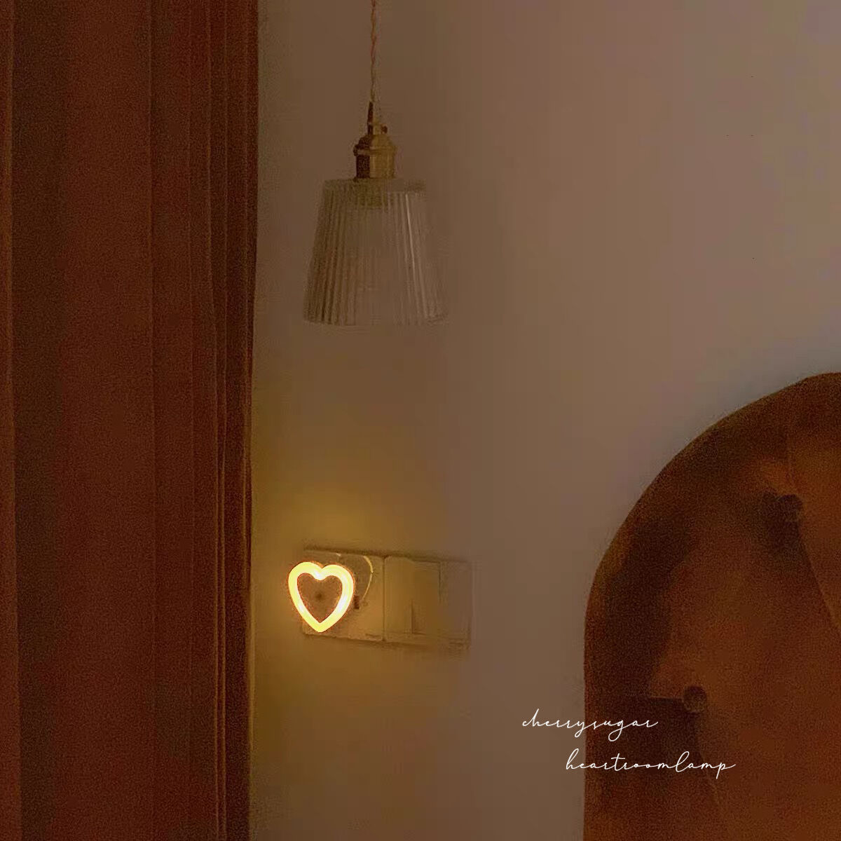 ウサメロシリーズ ハート形インテリアライト ルームライト ウサメロシリーズ ハート形インテリアライト ルームライト