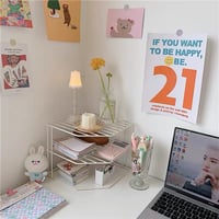 淡色ホワイトの収納ラック