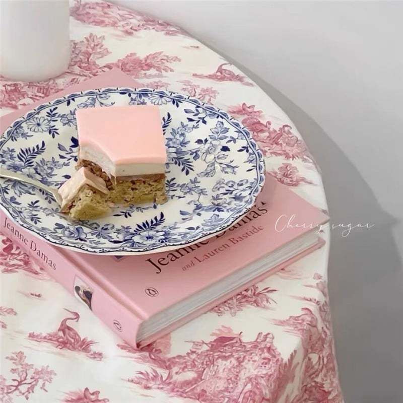 一部即納】トワルドジュイ柄テーブルクロス | Cherry Sugar