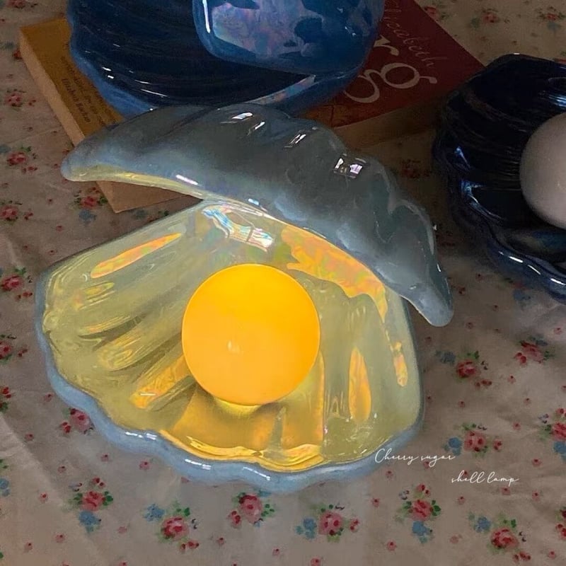 ♡昭和レトロ　フルーツモチーフ 　シェル【貝】シェードランプ♡ ♡昭和レトロ フルーツモチーフ シェルシェードランプ♡ ♡昭和