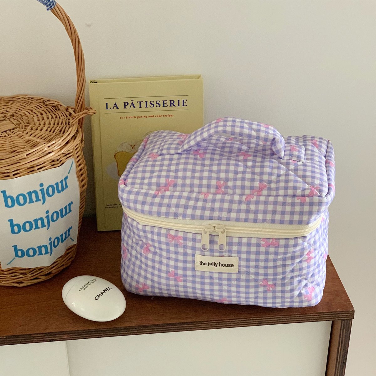 BURBERRY　バーバリー　ミニバニティ　ポーチ　ギンガムチェック　バニティ BURBERRY バーバリー ミニバニティ ポーチ ギンガムチェック