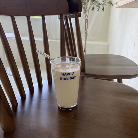 【即納】ガラスの透明なカフェストロー