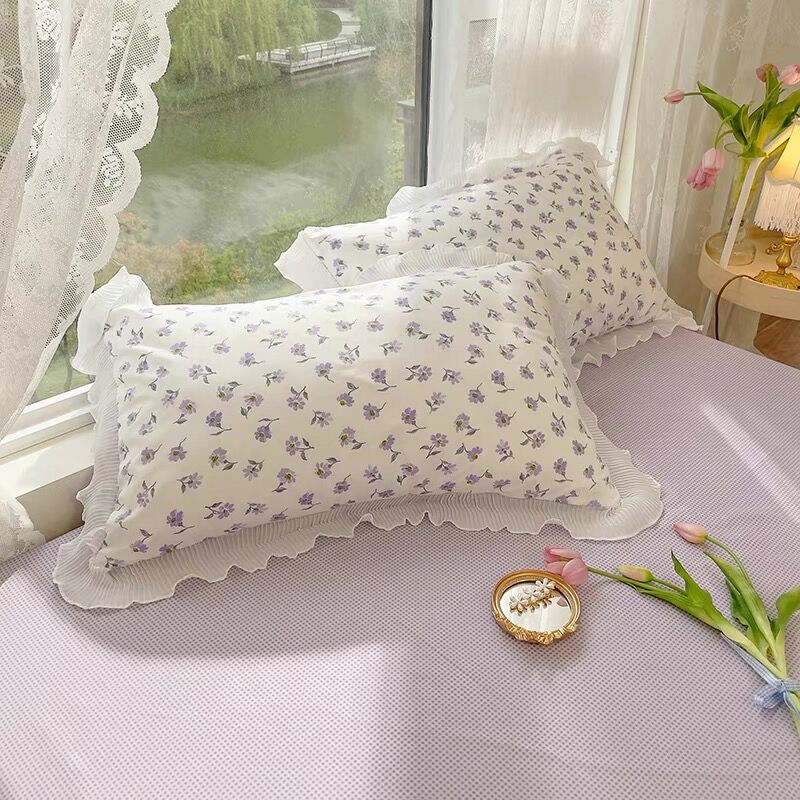 さえら　ヒスクローネ枕カバーレースフリフリ さえら ヒスクローネ枕カバーレースフリフリ 2025年最新】Ca Et