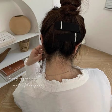 ベルベットパールヘアピン