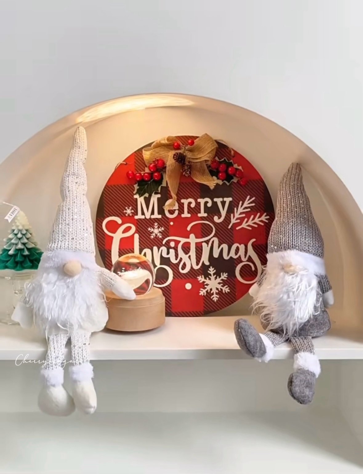 即納】足長サンタさんのぬいぐるみ | Cherry Sugar