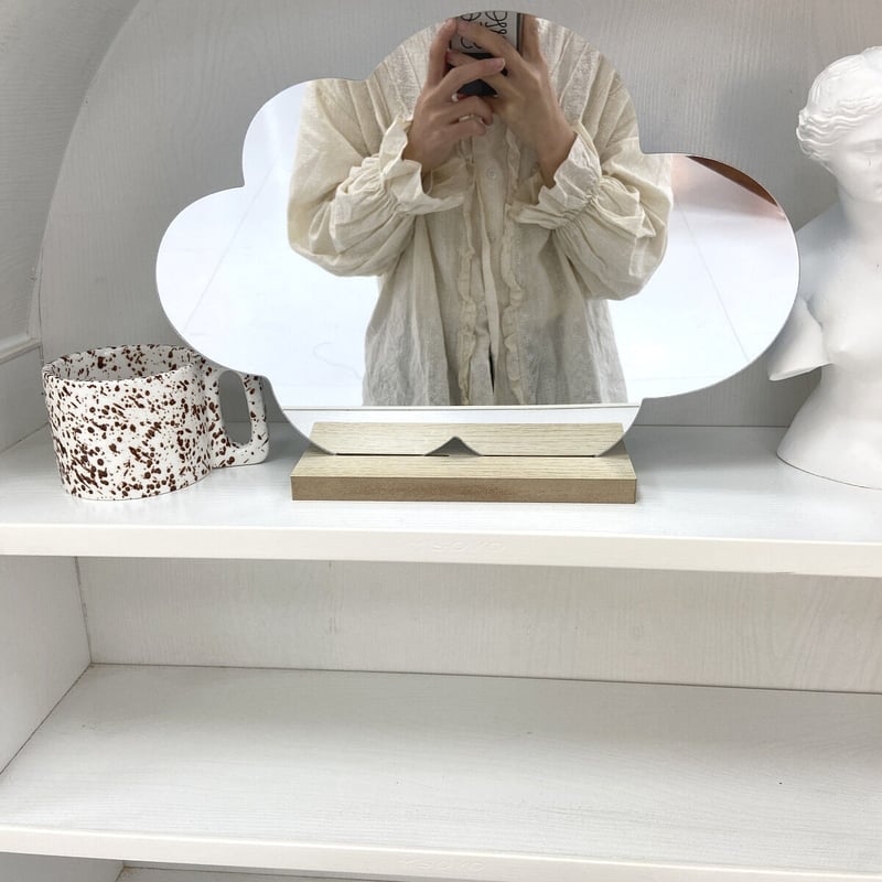 ウッドスタンドデザインミラー | Cherry Sugar