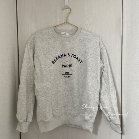 ルーズシルエットロゴスウェット
