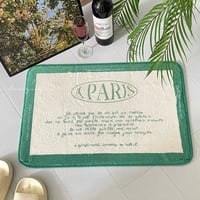 PARISレタリングラグマット