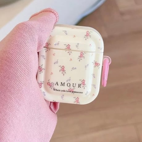 【一部即納】リトルフラワーAirPodsケース
