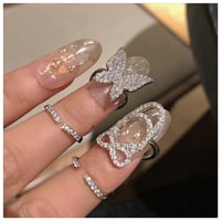 ネイルオンビジューリング