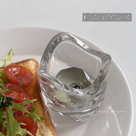 ミニガラスキャンドルホルダー
