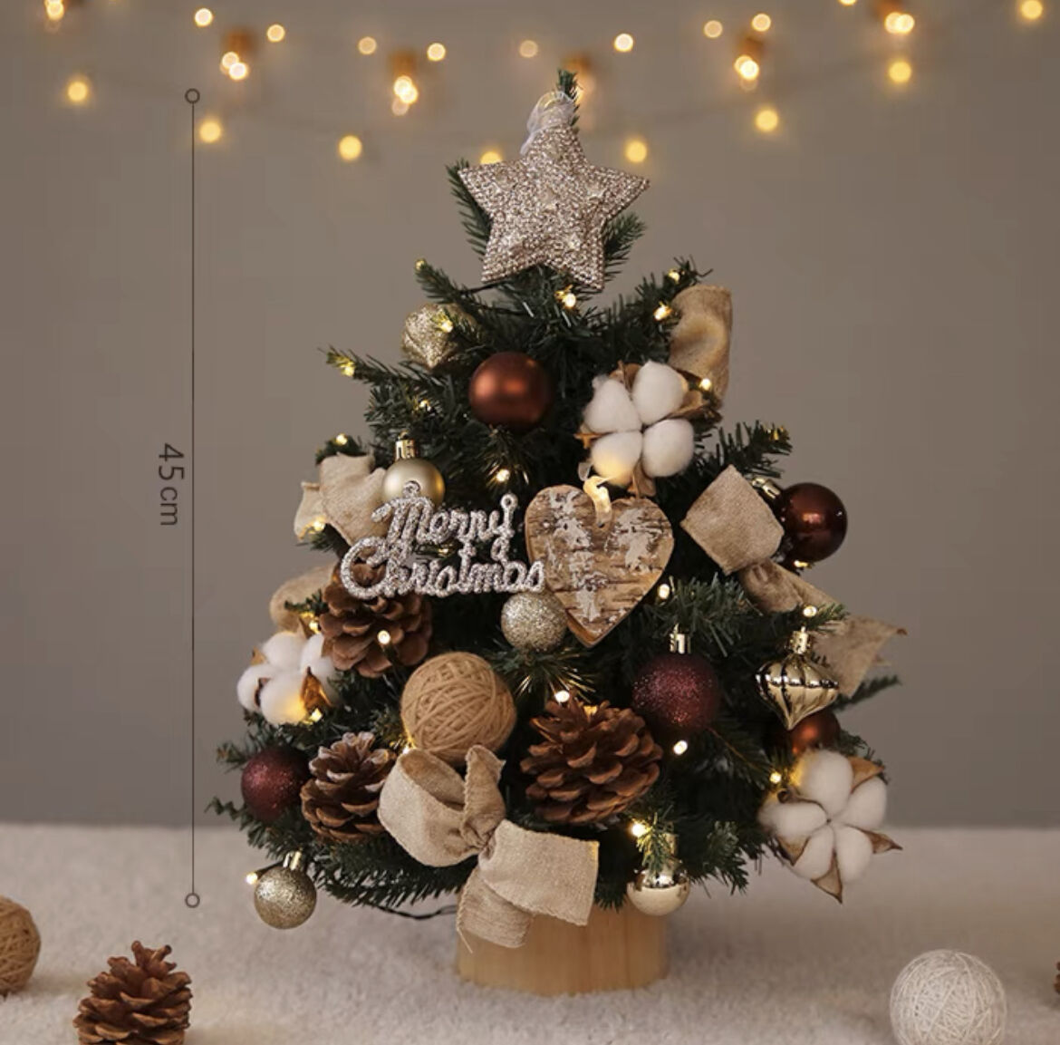 HONEYコラボオーナメント付き　クリスマスツリー クリスマスツリー(LED+オーナメントset) | Cherry Sugar