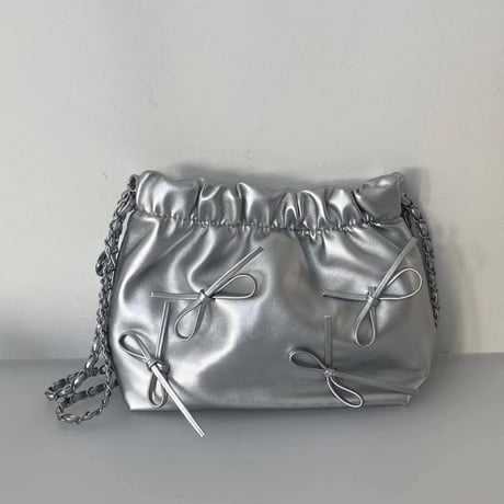 ミニリボン ショルダーチェーンバッグ