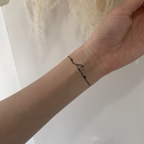 タトゥーシール" logo line "
