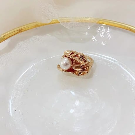 ビンテージライクゴールドリング