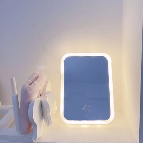 LEDライトスタンドミラー