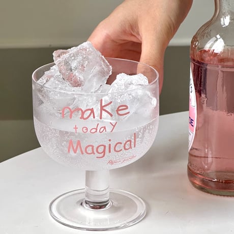 【即納】ジュースグラスmake today magical
