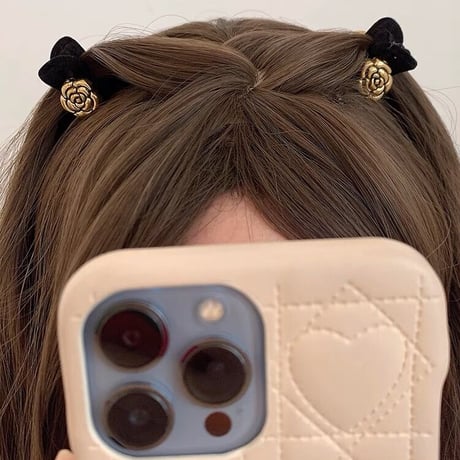 アンティークローズヘアクリップ
