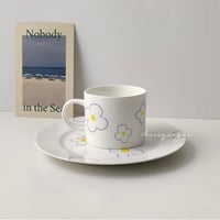 "Good morning" フラワーマグカップ