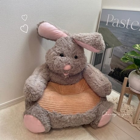 ふわふわうさぎさんチェアー