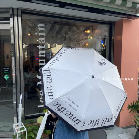 【一部即納】ブラックローズの晴雨兼用折り畳み日傘
