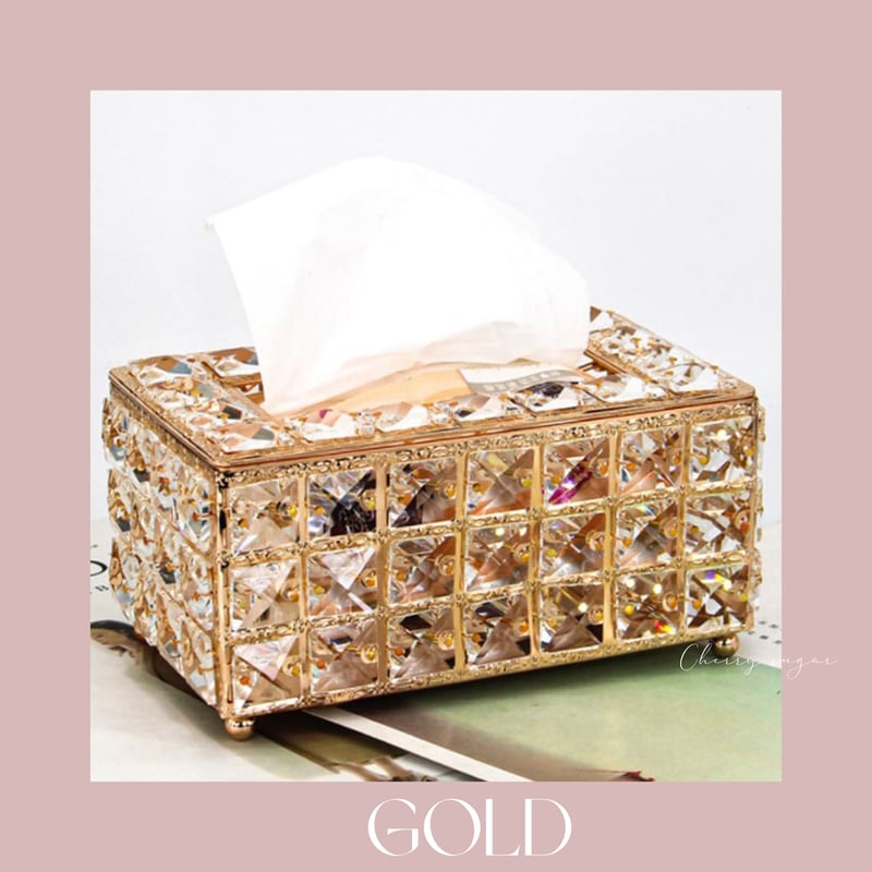 一部即納】クリスタルジュエリーティッシュケース | Cherry Sugar