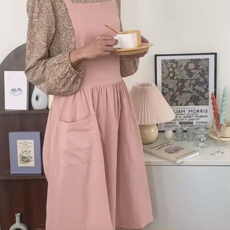 シンプルカフェエプロン