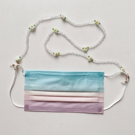♪304再販❤️ 苺　いちご　パール　ガラスパール　マスクチェーン　マスク ♪304再販❤️ 苺 いちご パール ガラスパール マスクチェーン