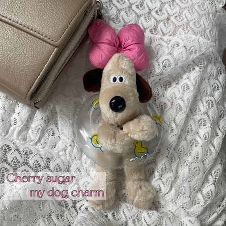 My dog summer浮き輪チャーム♡