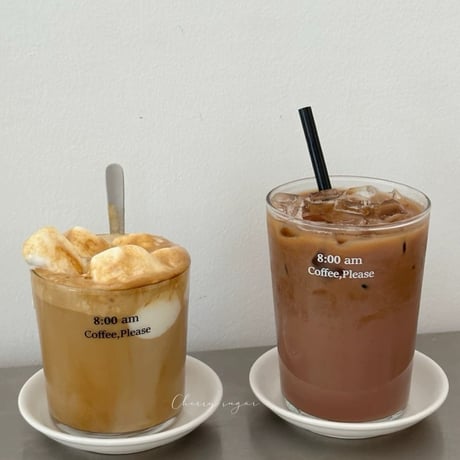 8:00AM コーヒーグラス
