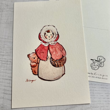 Winter Girl ポストカード