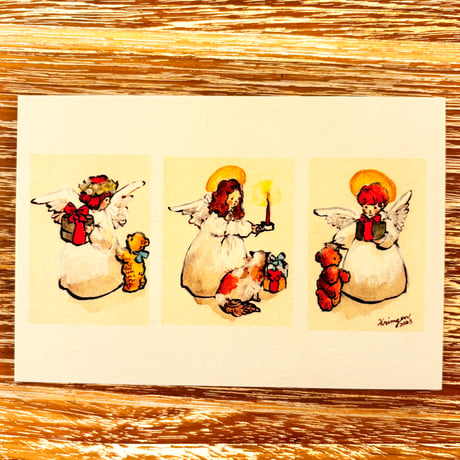 Three Angels with Gifts ポストカード