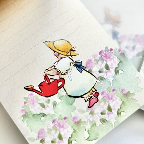 Red Watering Can メモ帳