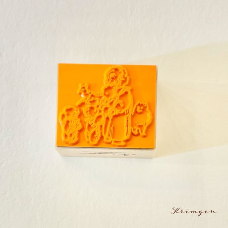 No. 286 "Piggyback" Stamp （おんぶのスタンプ）