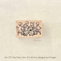 No.275: "Tea Party" Stamp （お茶会のハンコ）