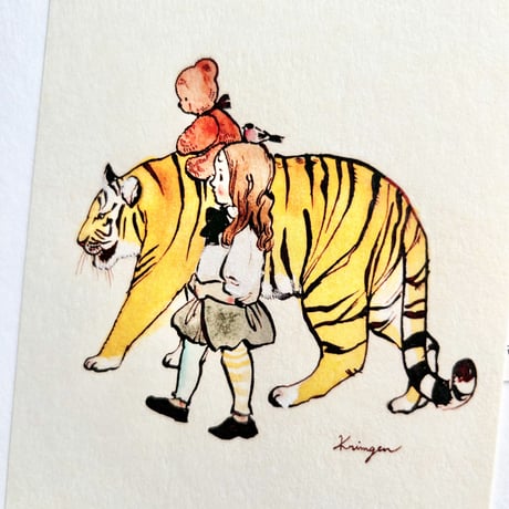 Walking Tiger ポストカード