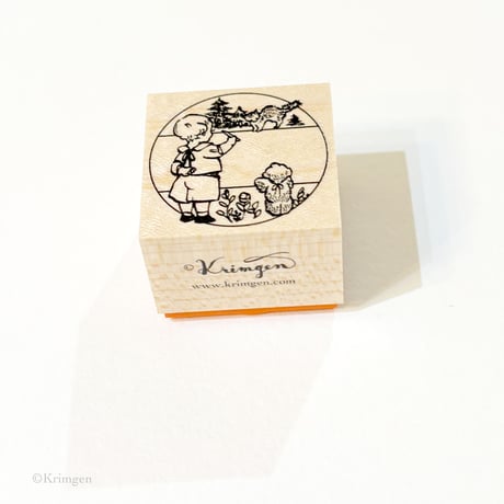 No. 262 "Postmark_Writing" rubber stamp （消印のハンコ）