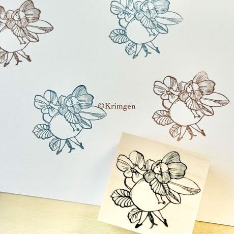 KV-01  "Violet Fairy" Stamp （すみれの妖精のスタンプ）