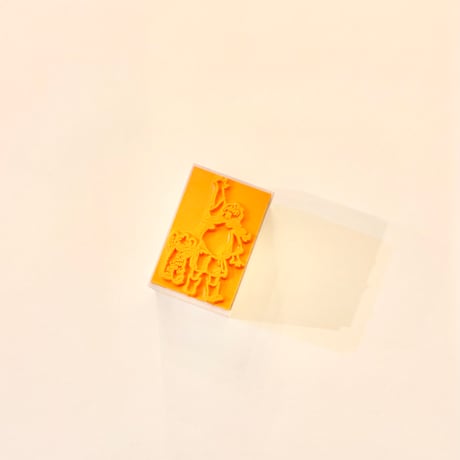 No. 260 "Reaching" rubber stamp （手を伸ばすハンコ）