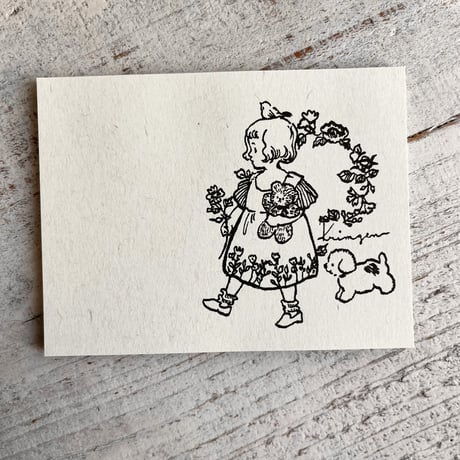 Girl and Puppy メモ帳